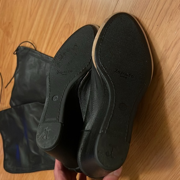 Repetto Knee High Wedge Boots - Picture 3 of 5